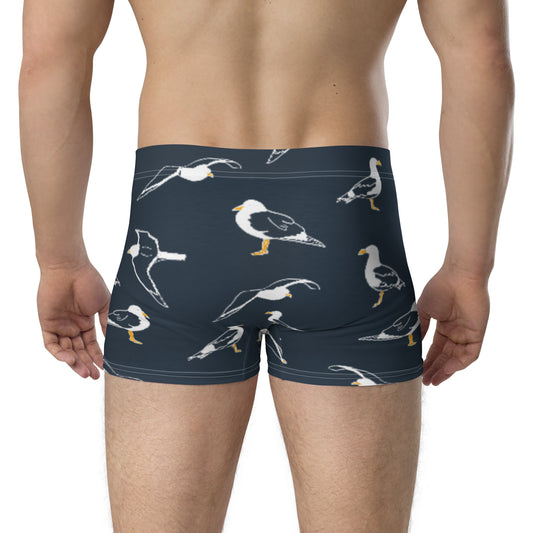 Navy Seagull Boxer Briefs