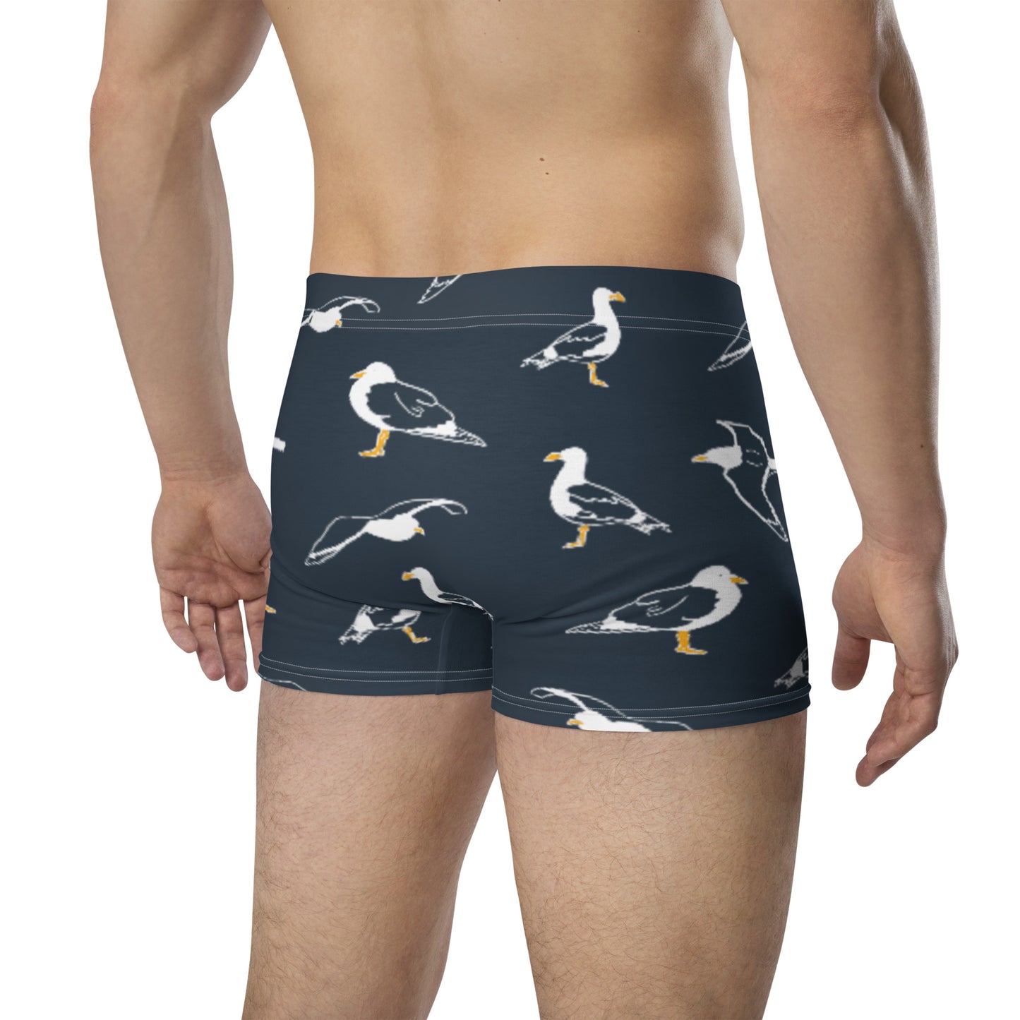 Navy Seagull Boxer Briefs