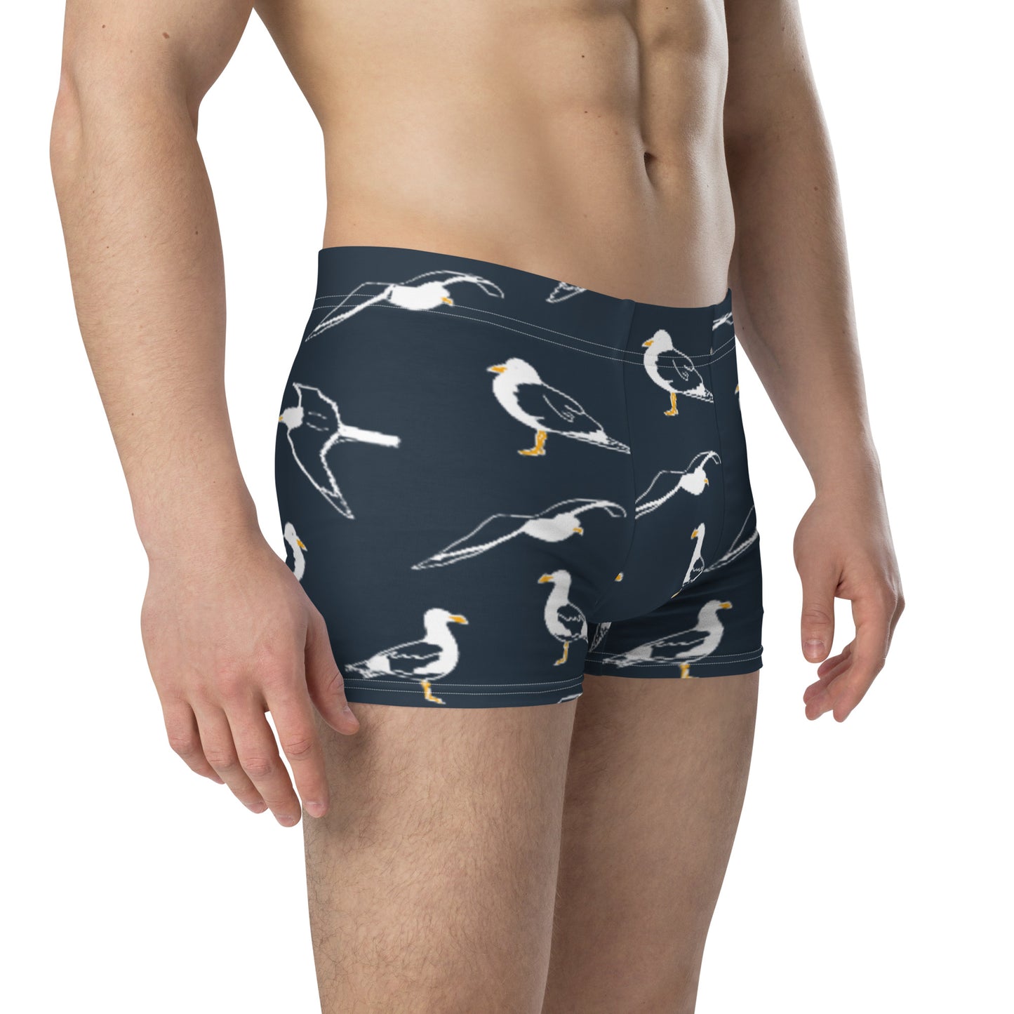 Navy Seagull Boxer Briefs