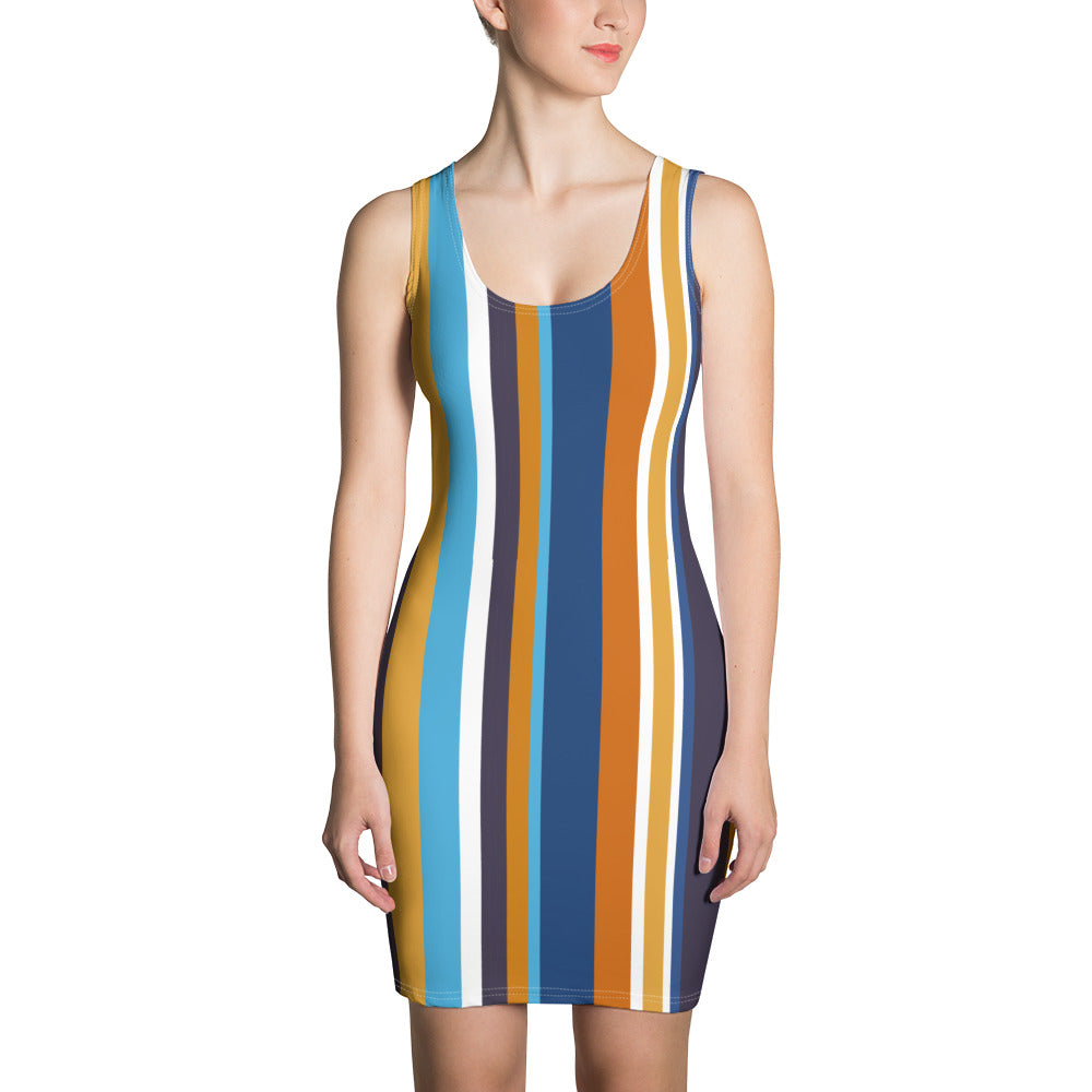 Retro Stripe Dress