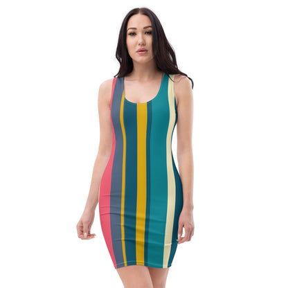 Bright Stripe Dress