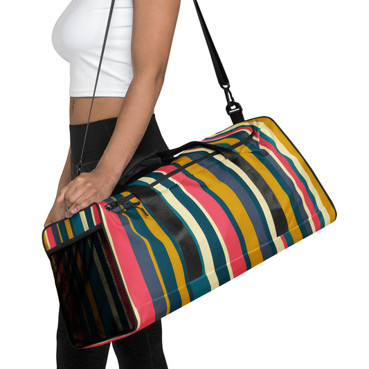 Bright Stripe Duffle bag