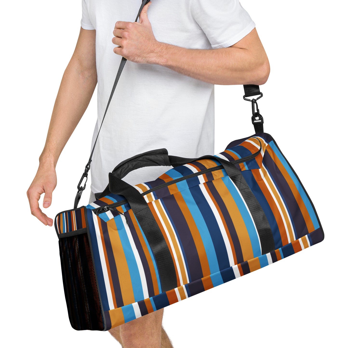 Retro Stripe Duffle bag