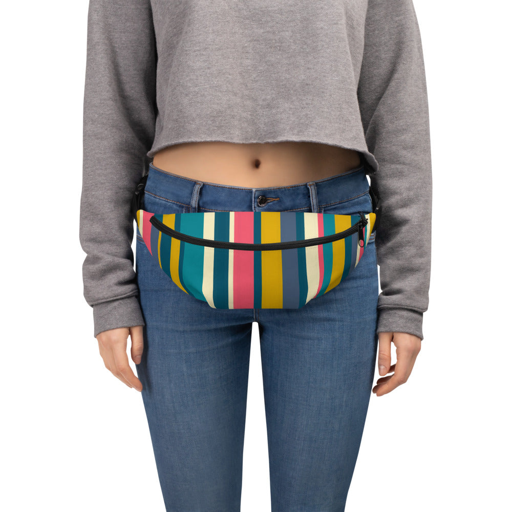 Bright Stripe Fanny Pack