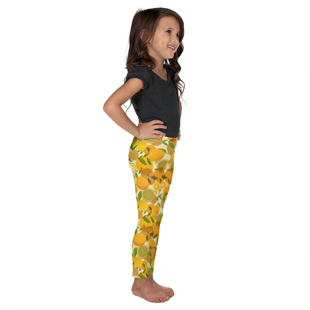 Retro Lemon Kid's Leggings