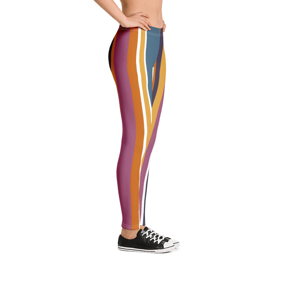 Mod Stripe  Leggings