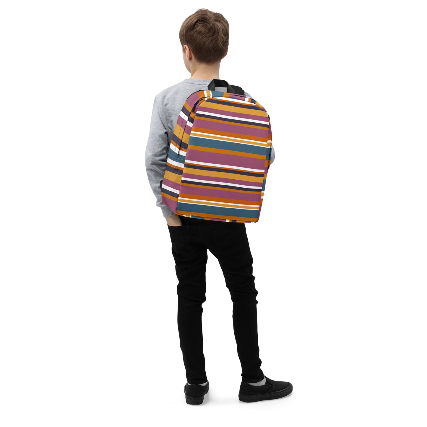 Mod Stripe Minimalist Backpack