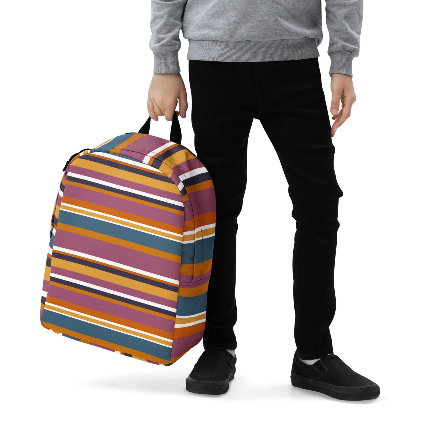 Mod Stripe Minimalist Backpack