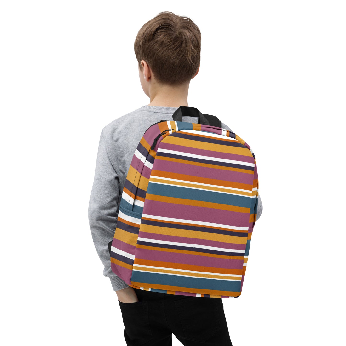 Mod Stripe Minimalist Backpack