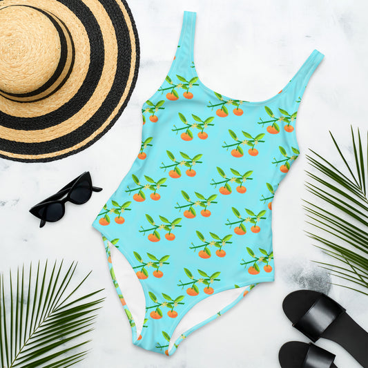 Orange Blossom One-Piece Swimsuit