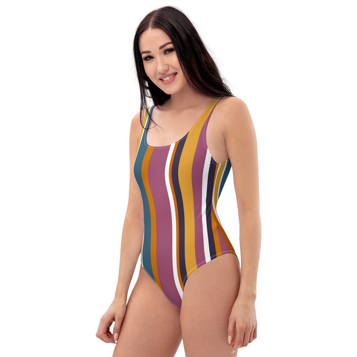 Mod Stripe One-Piece Swimsuit