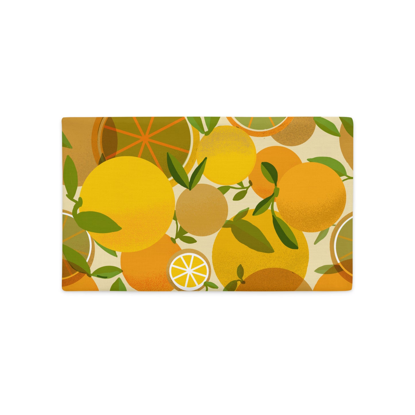 Retro Lemons Premium Pillow Case