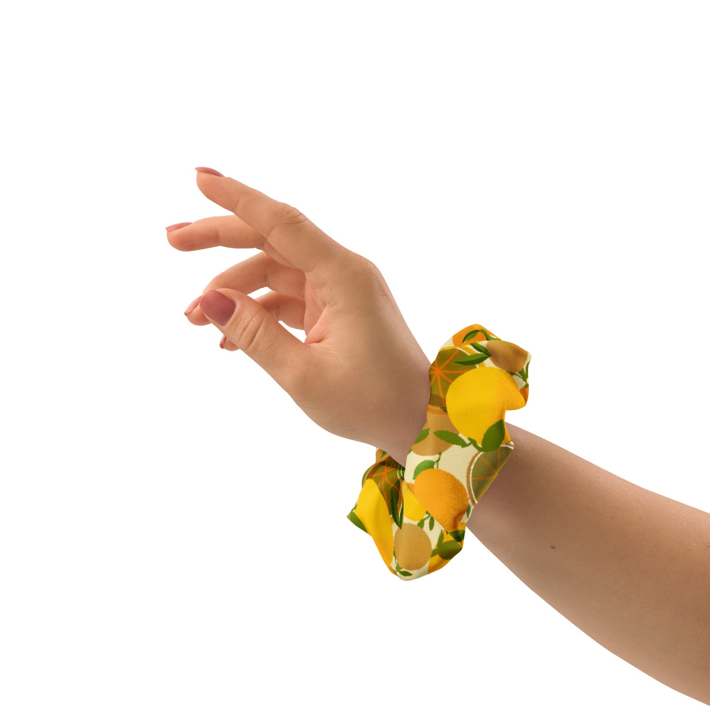 Retro Lemons Scrunchie