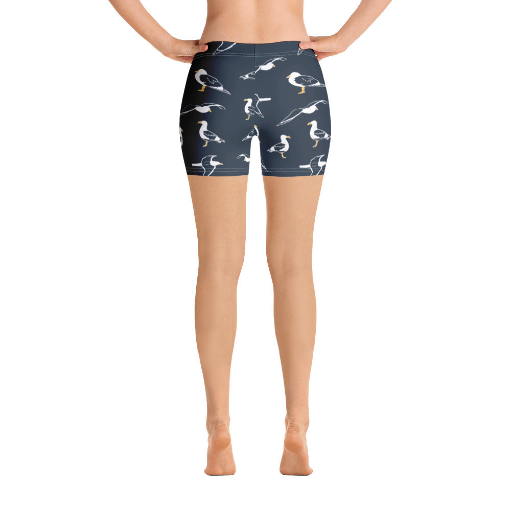 Navy Seagull Shorts