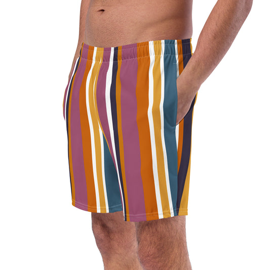 Mod Stripe Men's swim trunks