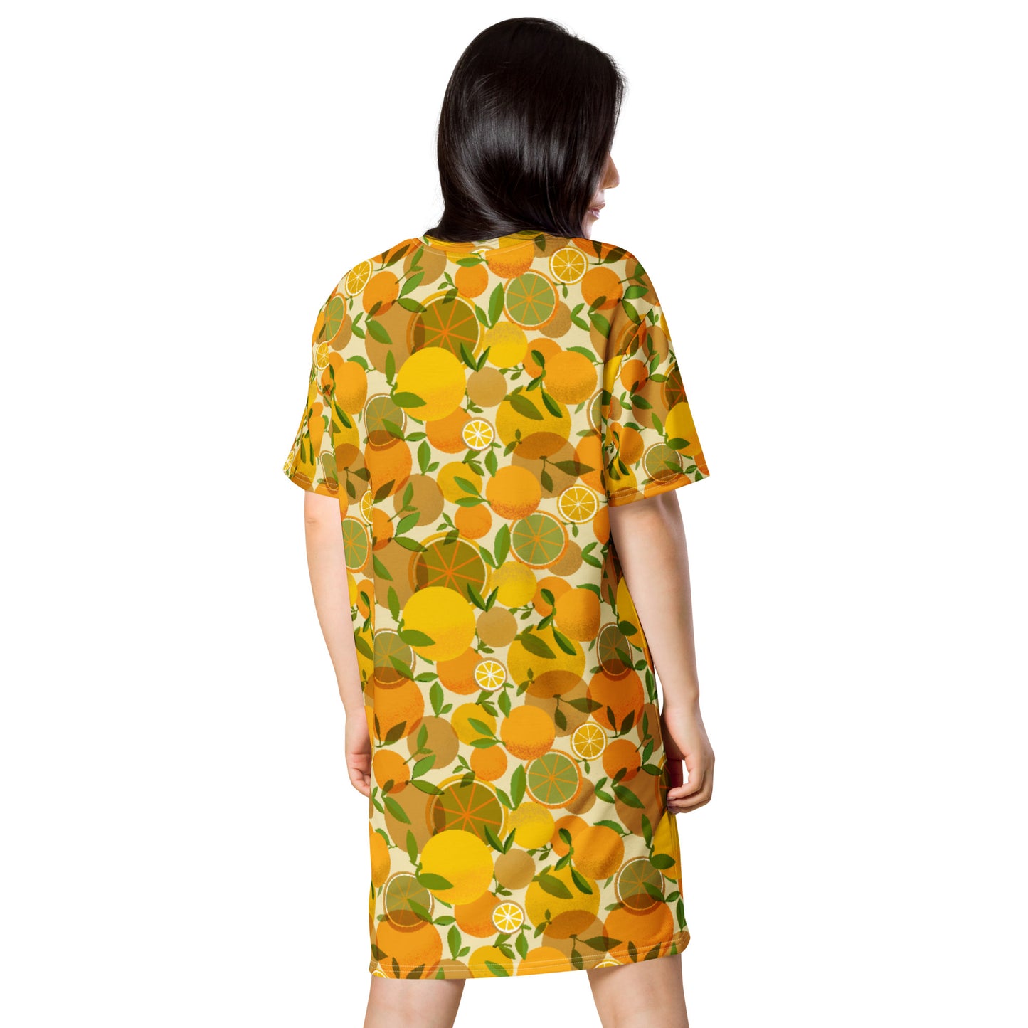 Retro Lemons T-shirt dress