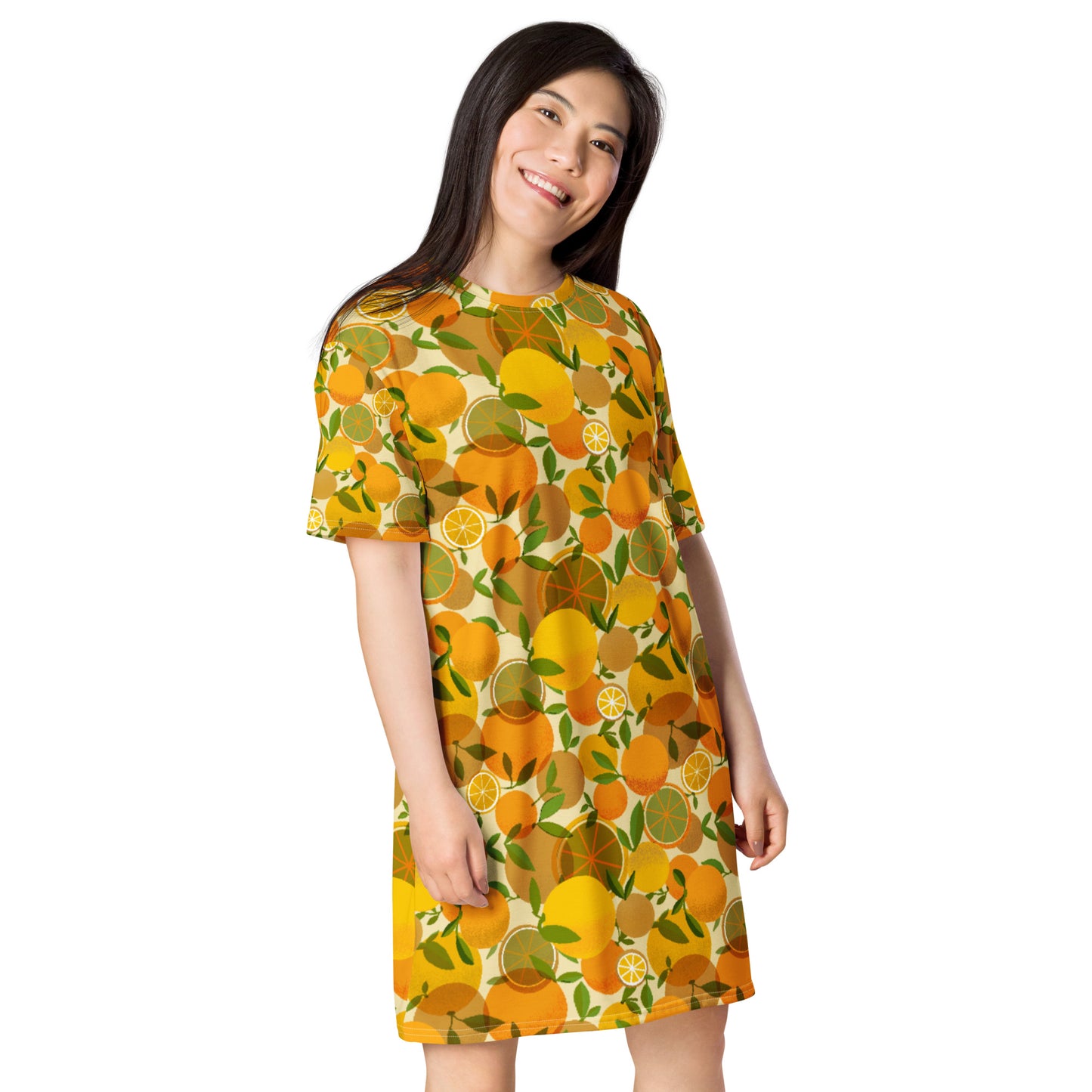 Retro Lemons T-shirt dress