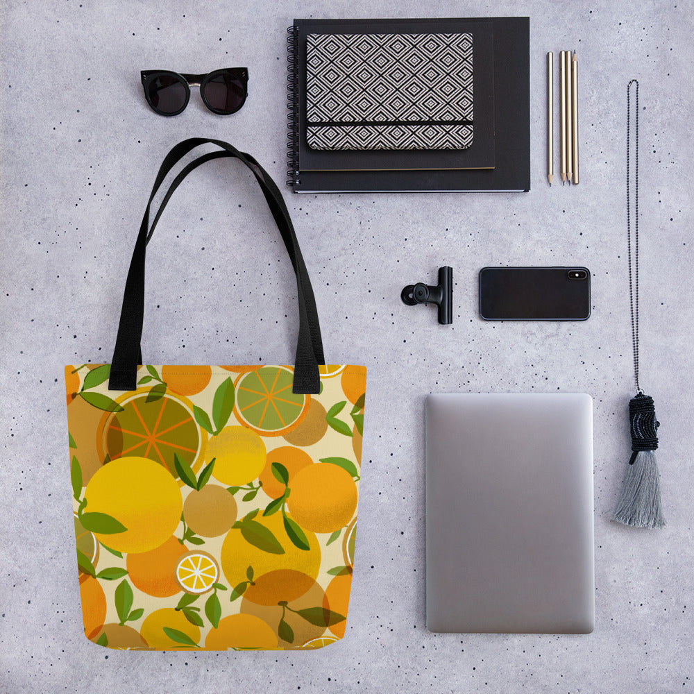 Retro Lemons Tote bag