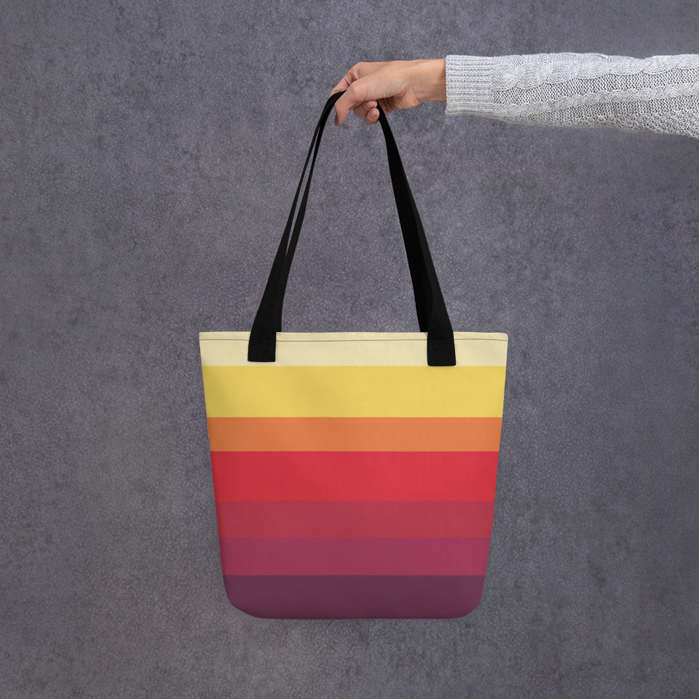 Retro Sunset Tote bag