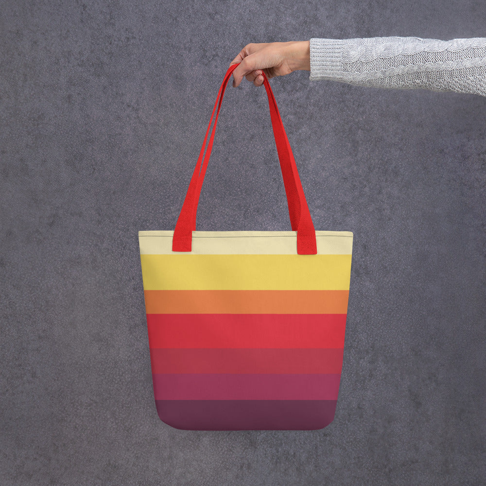 Retro Sunset Tote bag