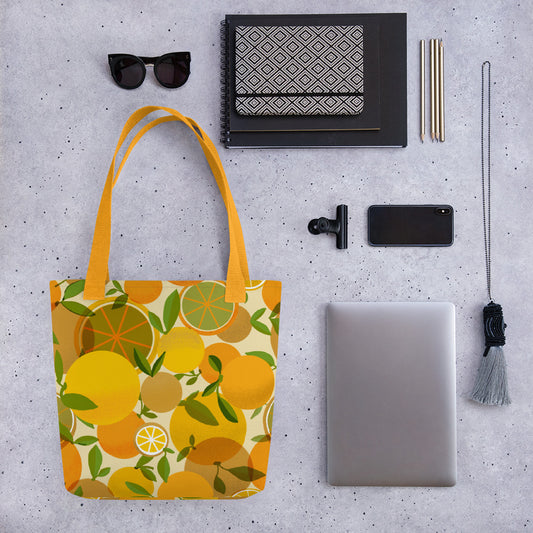 Retro Lemons Tote bag