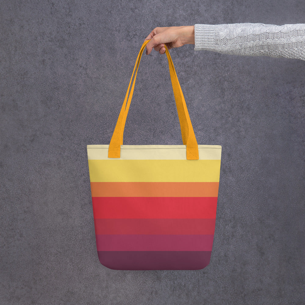 Retro Sunset Tote bag