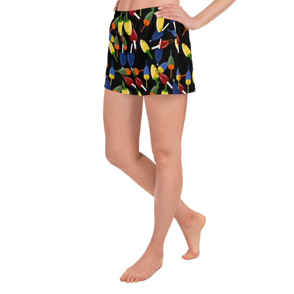 Lobster Buoy Women's Athletic Short Shorts