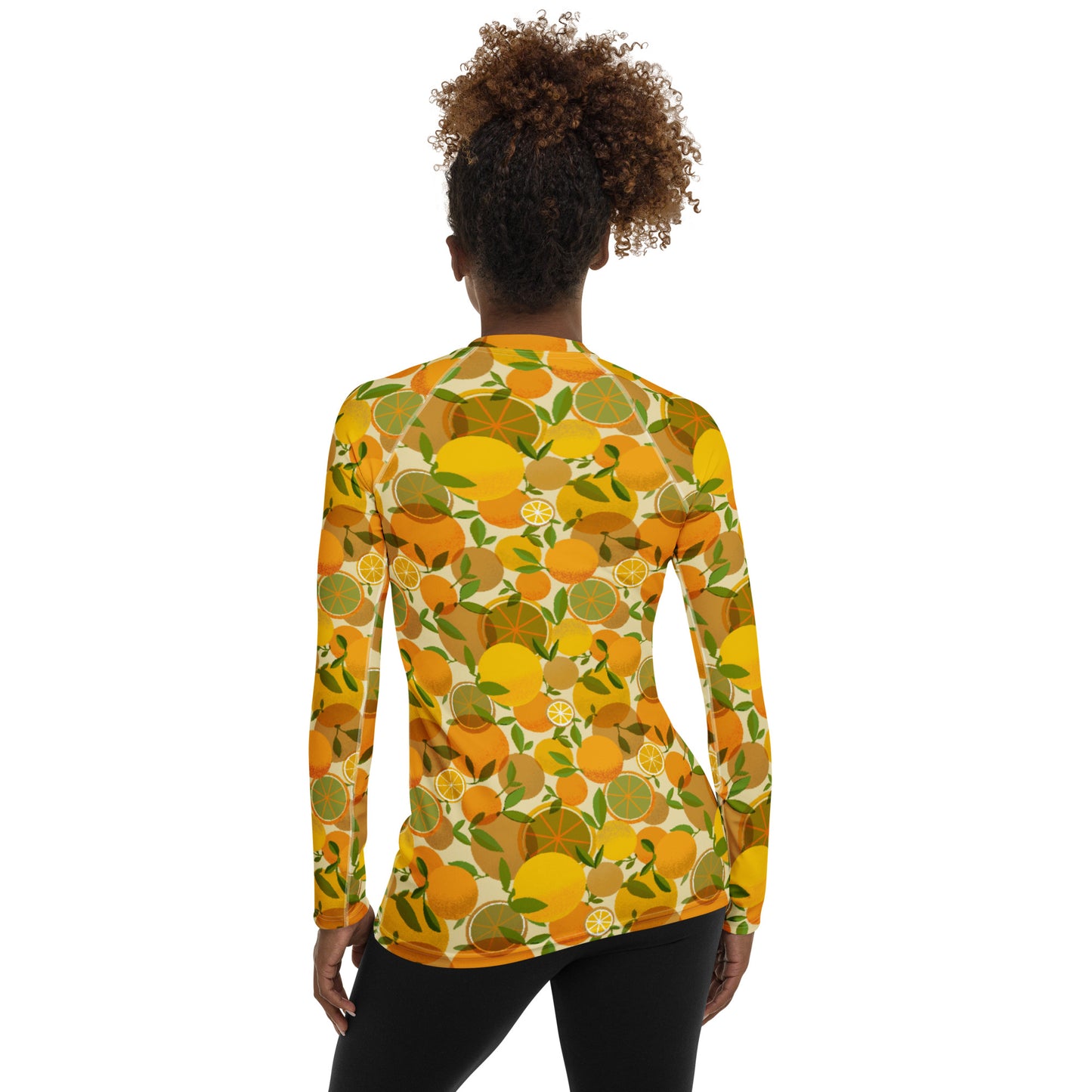 Retro Lemons Women's Rash Guard