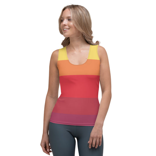 Retro Sunset Tank Top