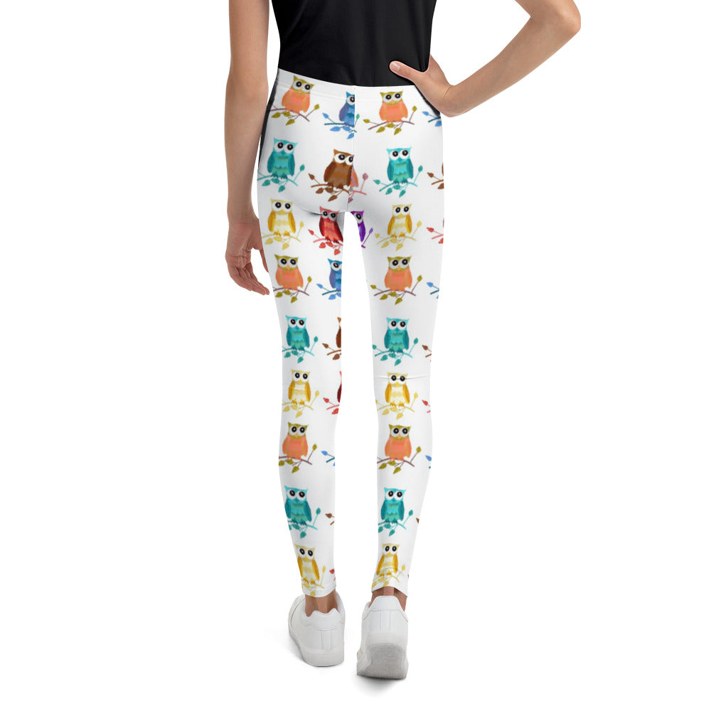 Owl Multi Youth Leggings