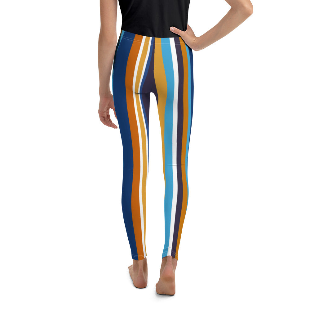 Retro Stripe Youth Leggings