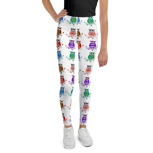 Owl Multi Youth Leggings