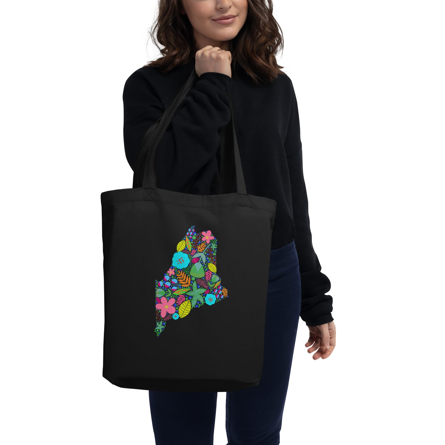 Maine Neon Eco Tote Bag