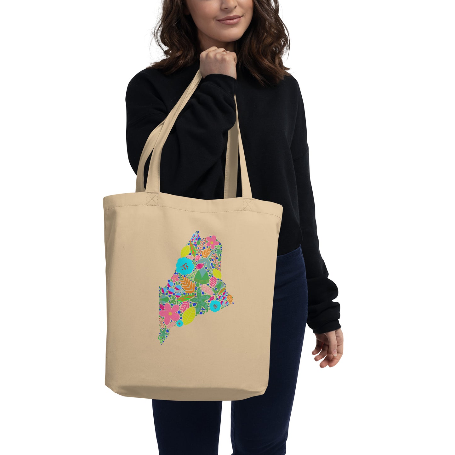 Maine Neon Eco Tote Bag