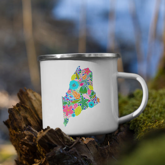 Maine Neon Enamel Mug