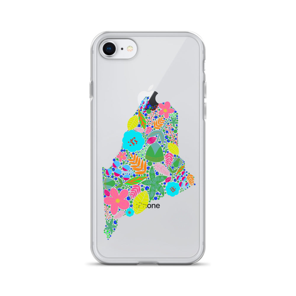 Maine Neon iPhone Case