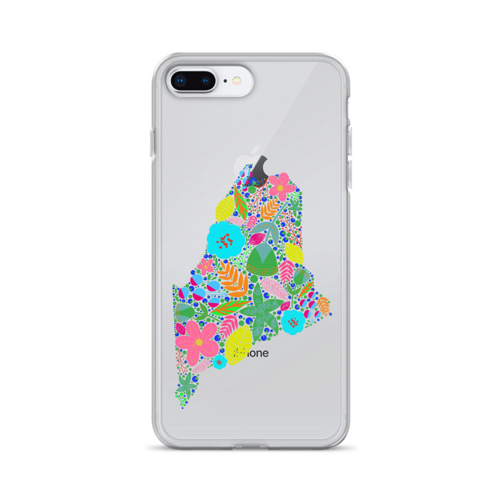 Maine Neon iPhone Case