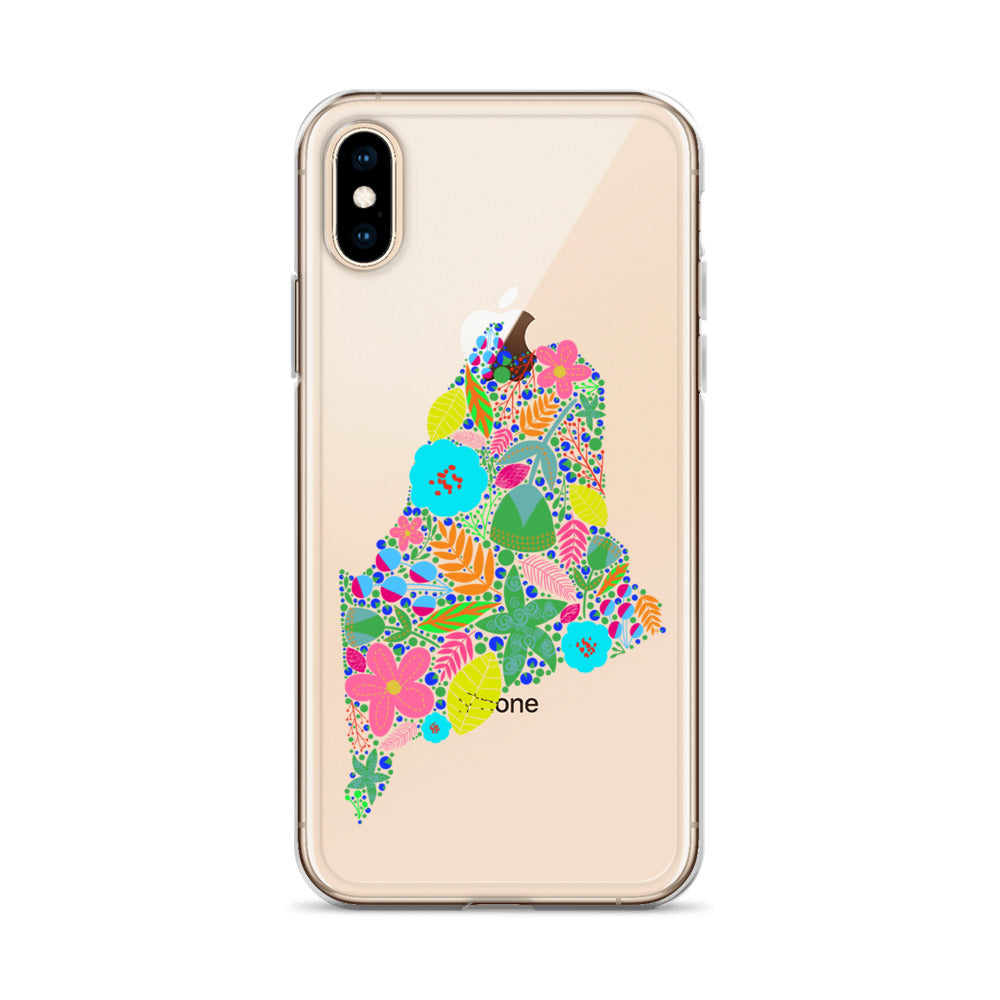 Maine Neon iPhone Case