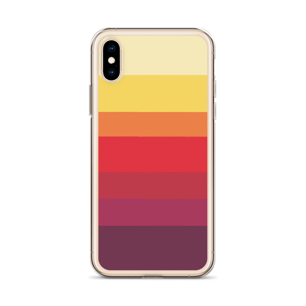 Retro Sunset iPhone Case