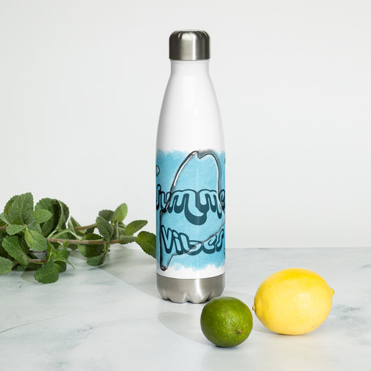 Summer Vibes Stainless Steel Water Bottle