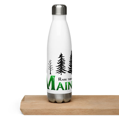 Maine "Raise Them Kind" Stainless Steel Water Bottle