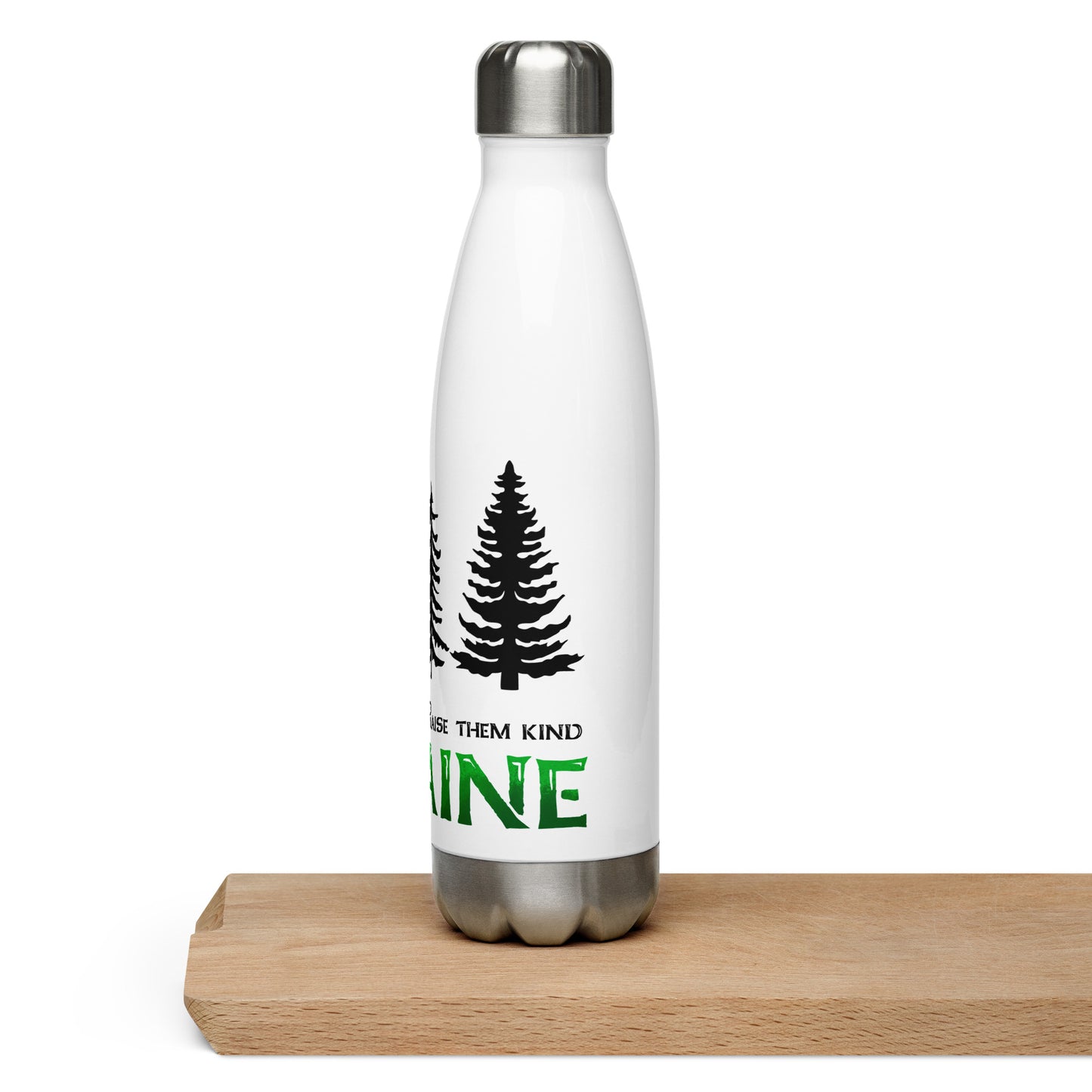 Maine "Raise Them Kind" Stainless Steel Water Bottle