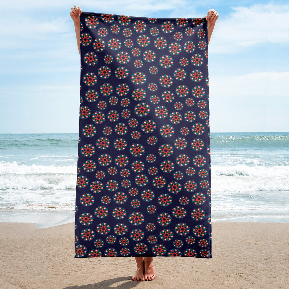 Floral Wreath Towel