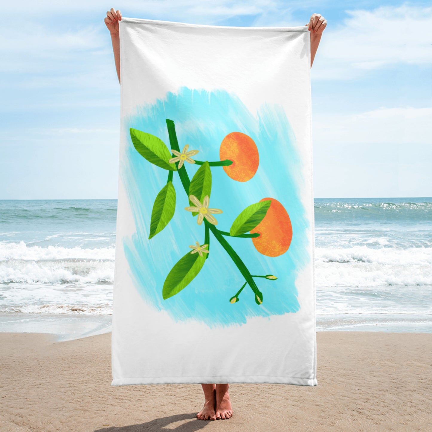 Orange Blossom Towel