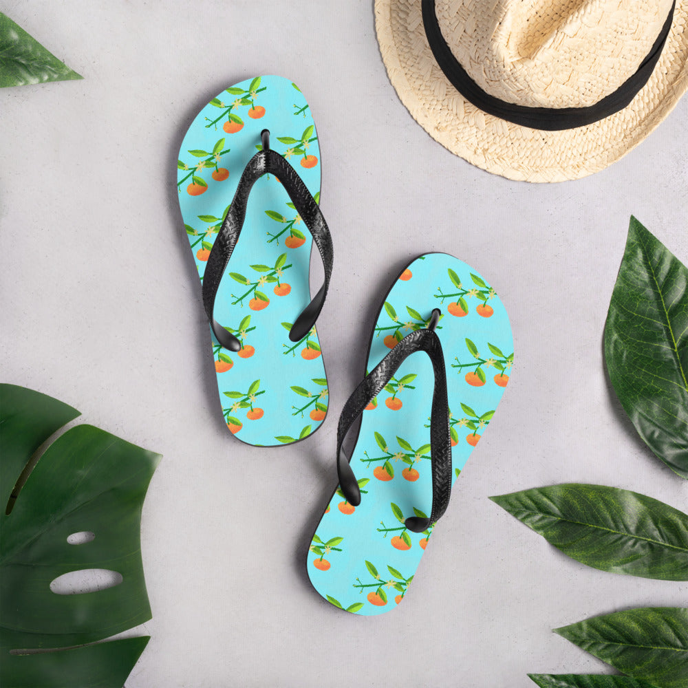 Orange Blossom Flip-Flops