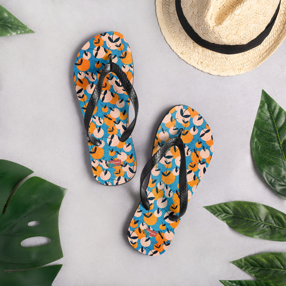 Oranges & Peaches Flip-Flops