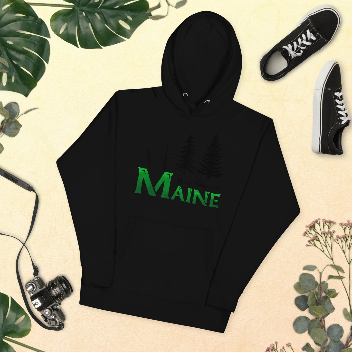 Maine "Raise Them Kind" Unisex Hoodie