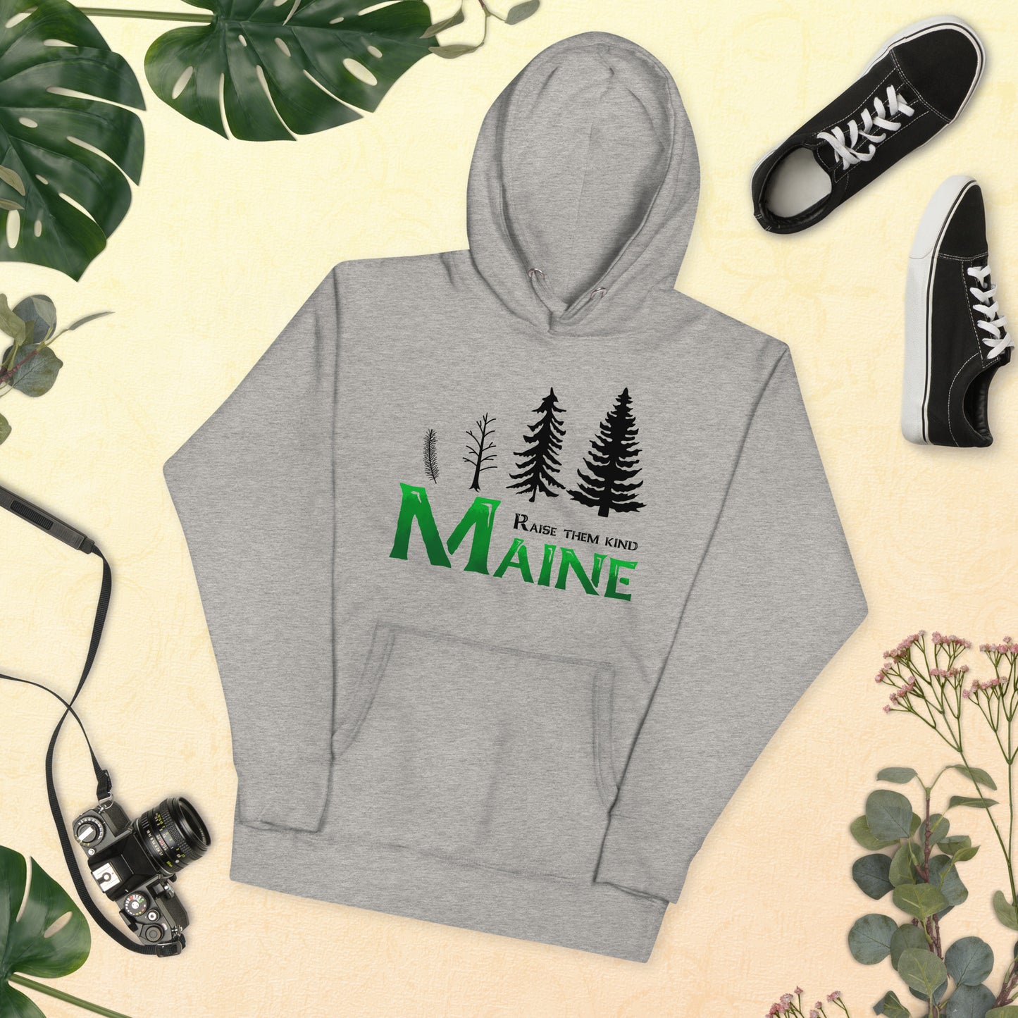 Maine "Raise Them Kind" Unisex Hoodie