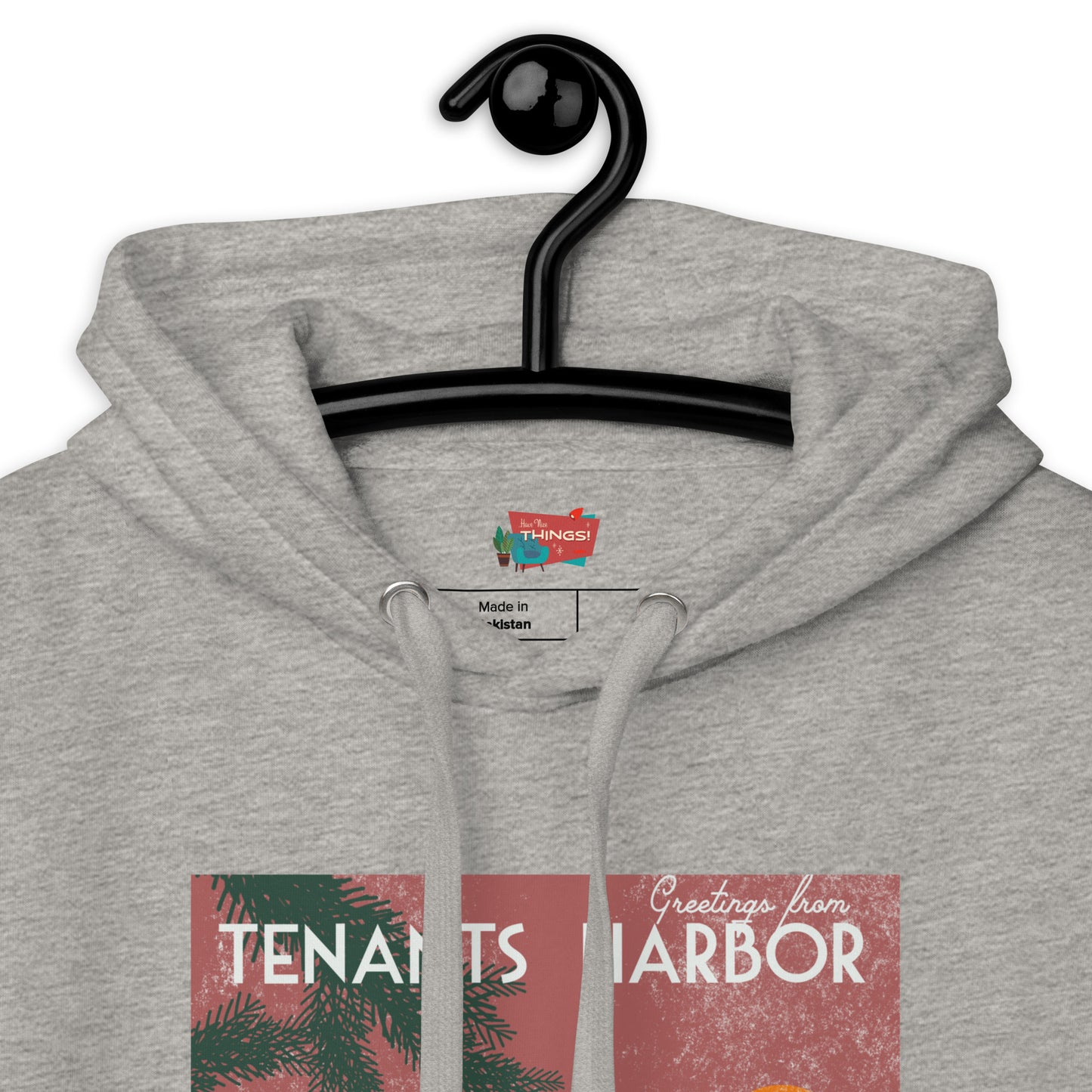 Tenants Harbor Vintage Postcard Unisex Hoodie