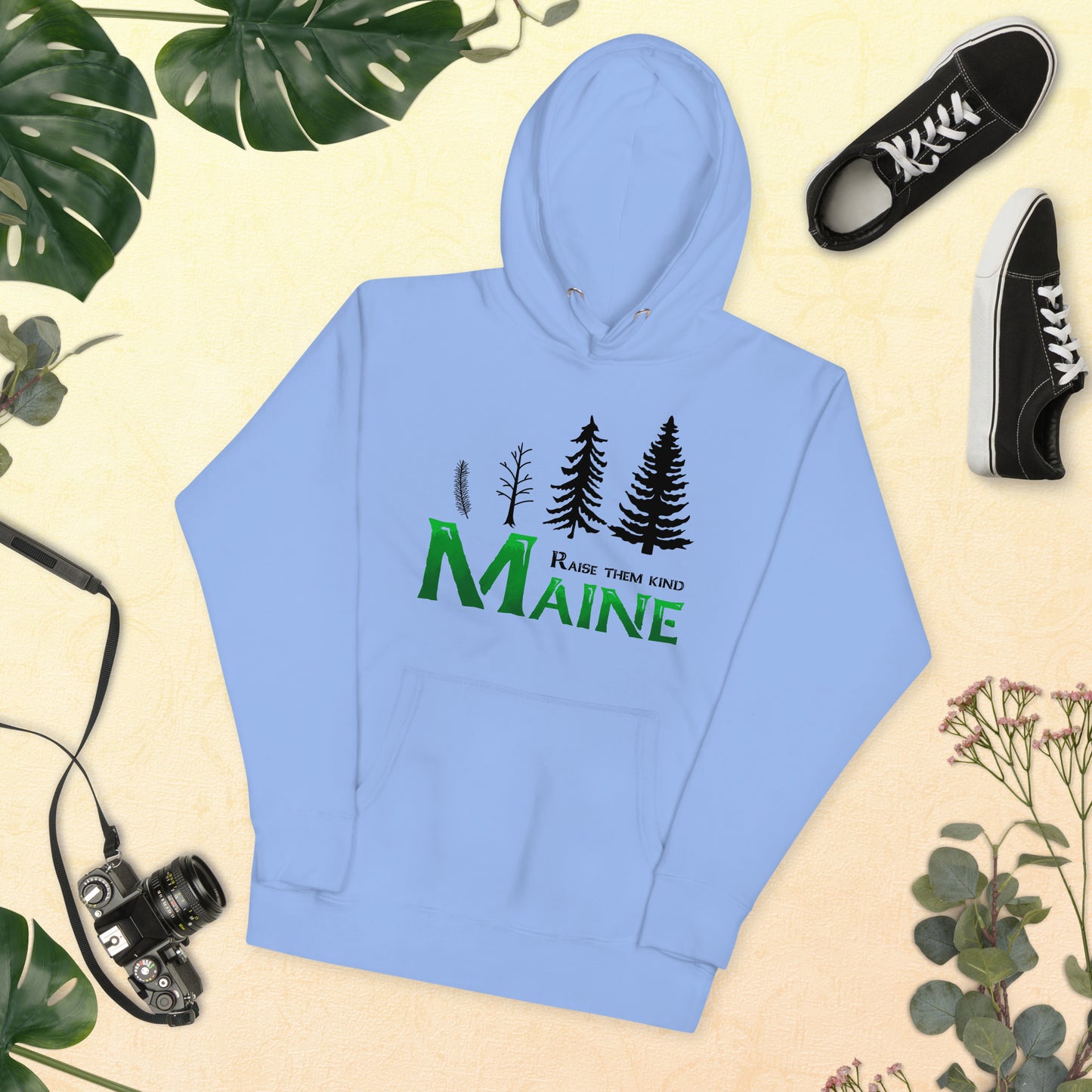 Maine "Raise Them Kind" Unisex Hoodie